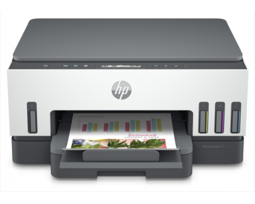 Струйное МФУ HP Smart Tank 720 All-in-One Printer (p/c/s , A4 15(9ppm), duplex, dual-band Wi-Fi, tray 250, 1y war, cartr. B  & CMY in box)