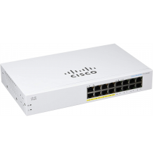 Коммутатор PoE CBS110 Unmanaged 16-port GE, Partial PoE (repl. for  SG110-16HP-EU)                                                                                                                                                                        