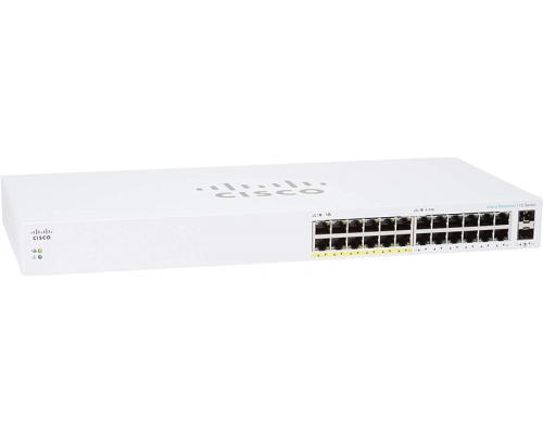 Коммутатор PoE CBS110 Unmanaged 24-port GE, Partial PoE, 2x1G SFP Shared (repl. for  SG110-24HP-EU)