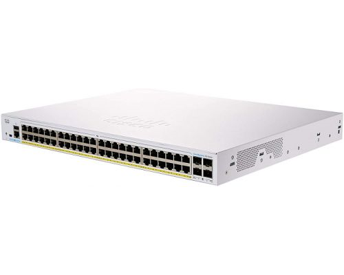 Управляемый коммутатор CBS350 Managed 48-port GE, PoE, 4x1G SFP (repl. for  SG350-52P-K9-EU)