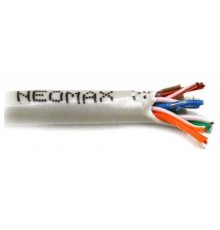 Кабель NEOMAX [NM710001] Кабель UTP cat.5e 4x2x0.48 (24AWG) Медь, PVC внутренний (305м), серый                                                                                                                                                            