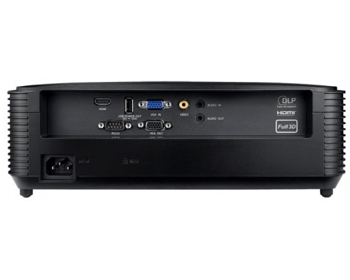 Проектор Optoma DW322 (DLP, WXGA 1280x800, 3800Lm, 22000:1, HDMI, VGA, Composite video, Audio-in 3.5mm, VGA-OUT, Audio-Out 3.5mm, 1x10W speaker, 3D Ready, lamp 6000hrs, Black, 3.04kg)