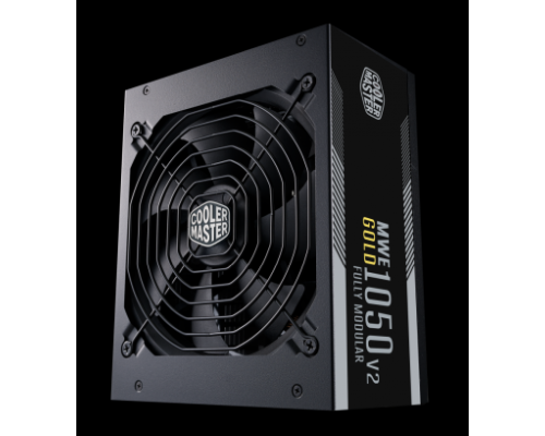 Блок питания Power Supply Cooler Master MWE Gold V2, 1050W, ATX, 140mm, 24+4pin, 12xSATA, 6xPCI-E(6+2), APFC, 80+ Gold, Full Modular