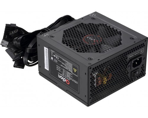 Блок питания Power Supply FSP QDION ATX 500W, 120mm, 3xSATA, 1xPCI-E, APFC, 80+, Retail