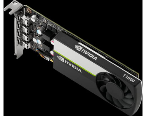 Видеокарта VGA PNY NVIDIA QUADRO T1000, 4 GB GDDR6/128 bit, PCI Express 4.0 x16, 4x mDP