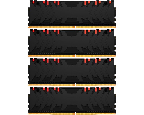 Оперативная память Kingston 64GB 3200MHz DDR4 CL16 DIMM (Kit of 4) 1Gx8 FURY Renegade RGB