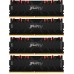 Оперативная память Kingston 32GB 3600MHz DDR4 CL16 DIMM (Kit of 4) FURY Renegade RGB