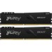 Модуль памяти KINGSTON Fury Beast Gaming DDR4 Общий объём памяти 32Гб Module capacity 16Гб Количество 2 3733 МГц Радиатор Множитель частоты шины 19 1.35 В черный KF437C19BB1K2/32