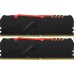 Оперативная память Kingston 64GB 2666MHz DDR4 CL16 DIMM (Kit of 2) FURY Beast RGB