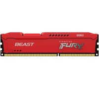 Оперативная память Kingston 8GB 1600MHz DDR3 CL10 DIMM FURY Beast Red                                                                                                                                                                                     
