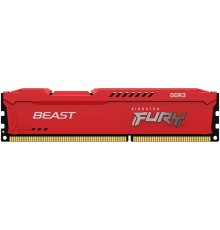 Оперативная память Kingston 8GB 1600MHz DDR3 CL10 DIMM FURY Beast Red                                                                                                                                                                                     