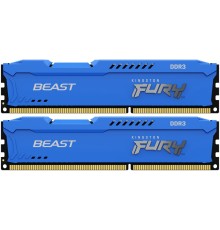 Оперативная память Kingston 8GB 1866MHz DDR3 CL10 DIMM (Kit of 2) FURY Beast Blue                                                                                                                                                                         