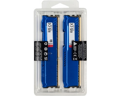 Оперативная память Kingston 8GB 1866MHz DDR3 CL10 DIMM (Kit of 2) FURY Beast Blue