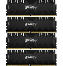 Оперативная память Kingston 64GB 3000MHz DDR4 CL15 DIMM (Kit of 4) 1Gx8 FURY Renegade Black                                                                                                                                                               