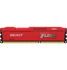 Оперативная память Kingston 4GB 1600MHz DDR3 CL10 DIMM FURY Beast Red                                                                                                                                                                                     