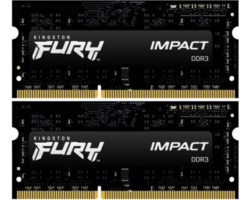 Оперативная память Kingston 8GB 1866MHz DDR3L CL11 SODIMM (Kit of 2) 1.35V FURY Impact