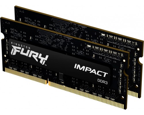 Оперативная память Kingston 8GB 1866MHz DDR3L CL11 SODIMM (Kit of 2) 1.35V FURY Impact