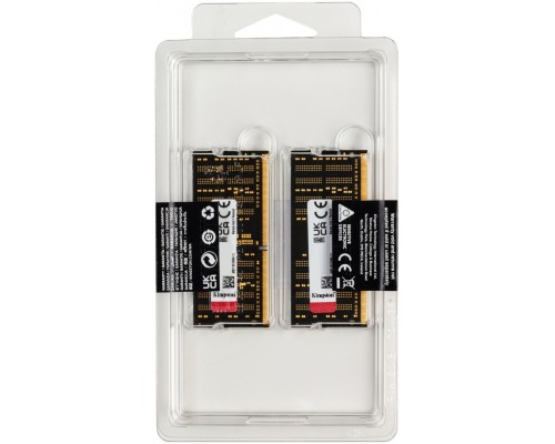 Оперативная память Kingston 32GB 3200MHz DDR4 CL20 SODIMM (Kit of 2) 1Gx8 FURY Impact