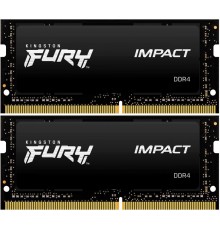 Оперативная память Kingston 64GB 2666MHz DDR4 CL16 SODIMM (Kit of 2) FURY Impact                                                                                                                                                                          