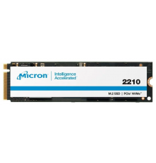 Жесткий диск Micron 2210 SSD 1TB, 3D QLC, M.2 (2280), PCIe Gen 3.0 x4, NVMe, R2200/W1800, TBW 360ТБ                                                                                                                                                       