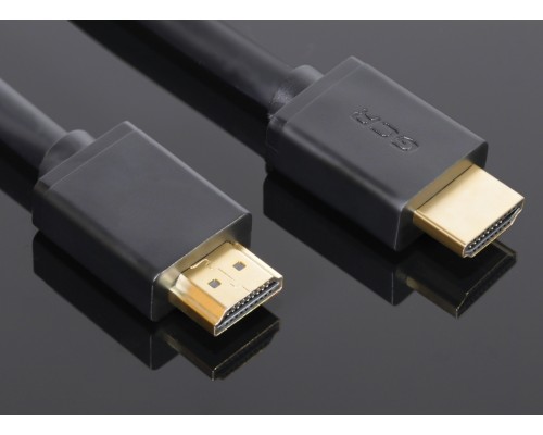 Кабель Greenconnect  3.0m HDMI версия 2.0, HDR 4:2:2, Ultra HD, 4K 60 fps 60Hz/5K*30Hz, 3D, AUDIO, 18.0 Гбит/с, 28/28 AWG, OD7.3mm, тройной экран, черный, GCR-HM411-3.0m