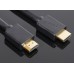 Кабель Greenconnect  3.0m HDMI версия 2.0, HDR 4:2:2, Ultra HD, 4K 60 fps 60Hz/5K*30Hz, 3D, AUDIO, 18.0 Гбит/с, 28/28 AWG, OD7.3mm, тройной экран, черный, GCR-HM411-3.0m