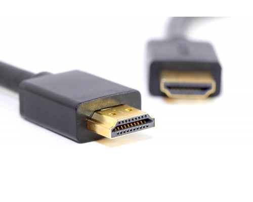 Кабель Greenconnect  3.0m HDMI версия 2.0, HDR 4:2:2, Ultra HD, 4K 60 fps 60Hz/5K*30Hz, 3D, AUDIO, 18.0 Гбит/с, 28/28 AWG, OD7.3mm, тройной экран, черный, GCR-HM411-3.0m