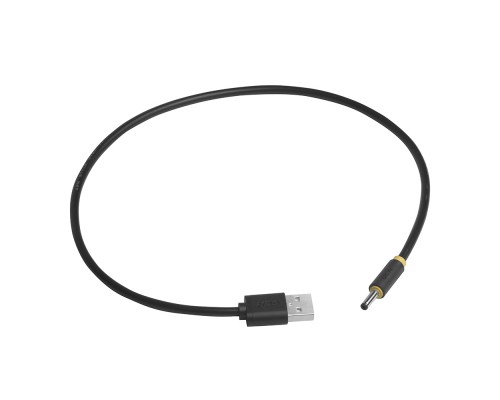 Адаптер Greenconnect 1,0 м переходник питания 5V -гибкий  USB AM / DC Jack 3.5mm, GCR-50881