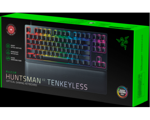 Игровая клавиатура Razer Huntsman V2 Tenkeyless (Red Switch) - Russian Layout