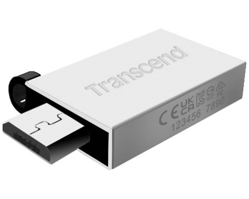 Накопитель USB Transcend 16GB JetFlash 380, Silver Plating