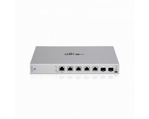 Коммутатор UniFi Switch XG 6POE [US-XG-6POE-EU] Ubiquiti PoE-коммутатор, 802.3bt, 4х 10G RJ45, 2х 10G SFP+, раздача 170 Вт