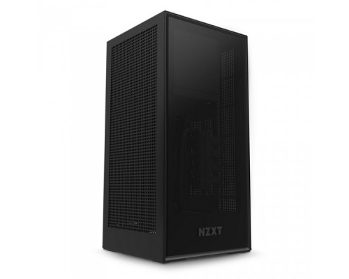 Корпус NZXT H1  CA-H16WR-B1-EU black case with 140 watercooler with riser card with 650W SFX-L PSU, modular cables, 80 PLUS Gold (EU)