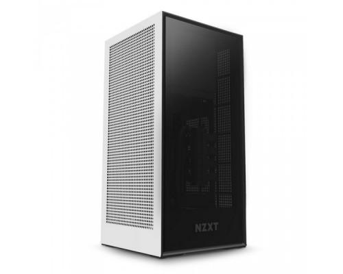 Корпус NZXT H1  CA-H16WR-W1-EU White black case with 140 watercooler with riser card with 650W SFX-L PSU, modular cables, 80 PLUS Gold (EU)