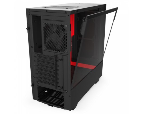 Корпус H511 CA-H511B-BR Compact Mid Tower Black/Red Chassis with 2x 120mm Aer F Case Fans