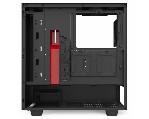 Корпус H511 CA-H511B-BR Compact Mid Tower Black/Red Chassis with 2x 120mm Aer F Case Fans