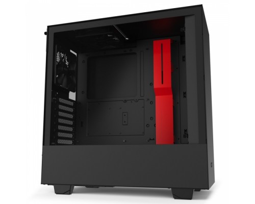 Корпус H511 CA-H511B-BR Compact Mid Tower Black/Red Chassis with 2x 120mm Aer F Case Fans