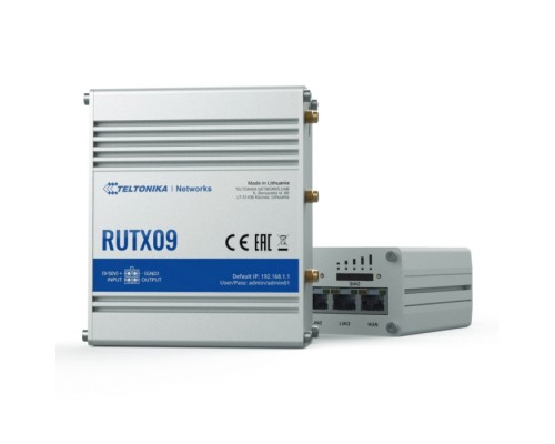 Маршрутизатор RUTX09 4G (LTE) cat6 / 3G . 2x SIM / W-Fi / 4x RJ-45 / USB 2.0 / GPS/GNSS