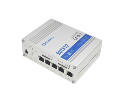 Маршрутизатор RUTX12 ДВА модема 4G (LTE) cat6 / 3G . 2x SIM / W-Fi 5 / 4x Gigabit RJ-45 / USB 2.0 / GPS/GNSS / BLE