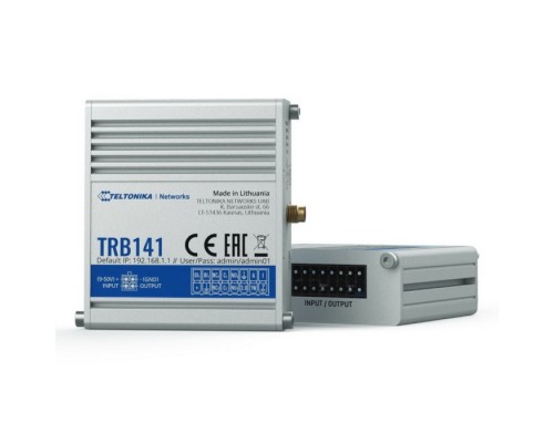 Коммутационный блок TRB141 industrial rugged GPIO LTE gateway 4G (LTE) cat1 / 3G / digital i/o