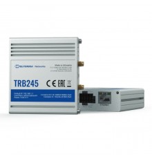 Коммутационный блок ТRB245 industrial M2M LTE gateway 4G (LTE) cat4 3G / 2x SIM/ 1x RJ45 / digital i/o / RS232 / RS485 / GPS/GNSS                                                                                                                         