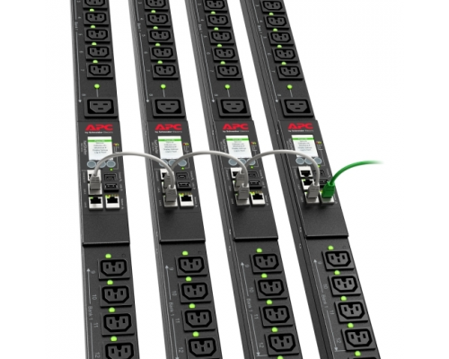 Блок розеток APC Rack PDU 9000 Switched, ZeroU, 16A, 230V, (21) C13 & (3) C19, IEC309 Cord