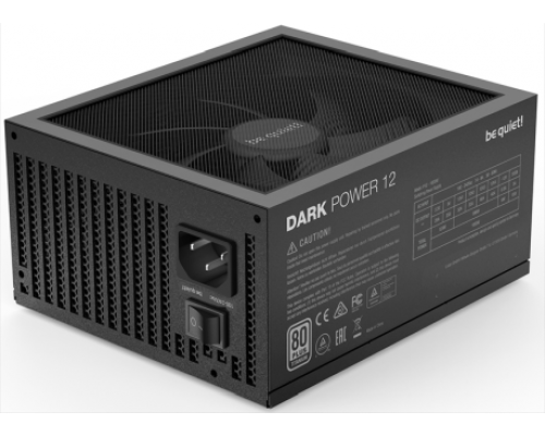 Блок питания be quiet! DARK POWER 12 1000W / ATX 2.52, APFC, 80 PLUS Titanium, 135mm fan, 8x6+2pin, fully modular / BN316