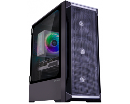 Корпус ZALMAN Z8, ATX, BLACK, FRONT MESH, WINDOW, 2xCOMBO (3.5