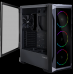 Корпус ZALMAN Z8 TG, ATX, BLACK, FRONT TG, WINDOW, 2xCOMBO (3.5