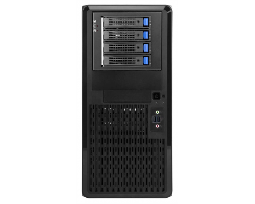 Корпус Midi Tower InWin PE689 Black 850W IP-P850BK3-3   USB3.0*2+A(HD)+front fan 120mm*1+rear fan 120mm*1+ 2*2SATA+1*1SATA+Intrusion Switch/ holes for SL20”    RACKMOUNT