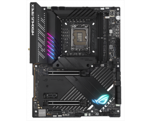 Материнская плата ASUS ROG MAXIMUS Z690 APEX, LGA1700, Z690, 4*DDR5 , SLI+CrossFireX, SATA3 + RAID, Audio, LAN 2,5GB, USB 3.2*13, USB 2.0*5, ATX; 90MB18I0-M0EAY0