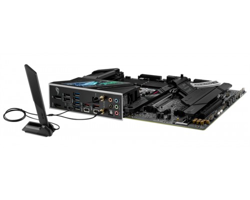 Материнская плата ASUS ROG STRIX Z690-F GAMING WIFI, LGA1700, Z690, 4*DDR5, DP+HDMI, SLI+CrossFireX, SATA3 + RAID, Audio, 2,5Gb LAN, USB 3.2, COM*1 header (w/o cable), ATX ; 90MB18M0-M0EAY0