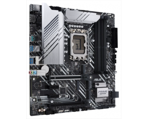 Материнская плата ASUS PRIME Z690M-PLUS D4, LGA1700, Z690, 4*DDR4, HDMI+DVI+DP, CrossFireX, SATA3 + RAID, Audio, Gb LAN, USB 3.2*8, USB 2.0*6, COM*1 header (w/o cable), mATX ; 90MB18Q0-M0EAY0