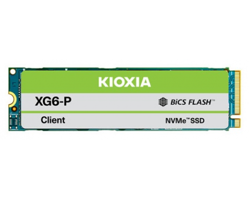 Накопитель KIOXIA SSD 2048GB M.2 2280 (Single-sided), NVMe/PCIe 3.0 x4, R3180/W2920MB/s, TLC (BiCS Flash™), 3 years wty