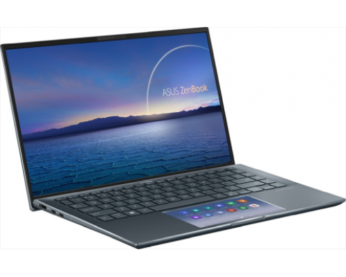 Ноутбук ASUS Zenbook 14 Q2 UX435EA-K9084T Intel Core I5-1135G7/8Gb LPDDR4X/512Gb SSD/14,0 FHD  IPS AG 1920x1080/WiFi/BT/ScreenPad 2.0/Windows 10 Home /1.1Kg/Pine_grey/USB-A to RJ45 gigabit adapter